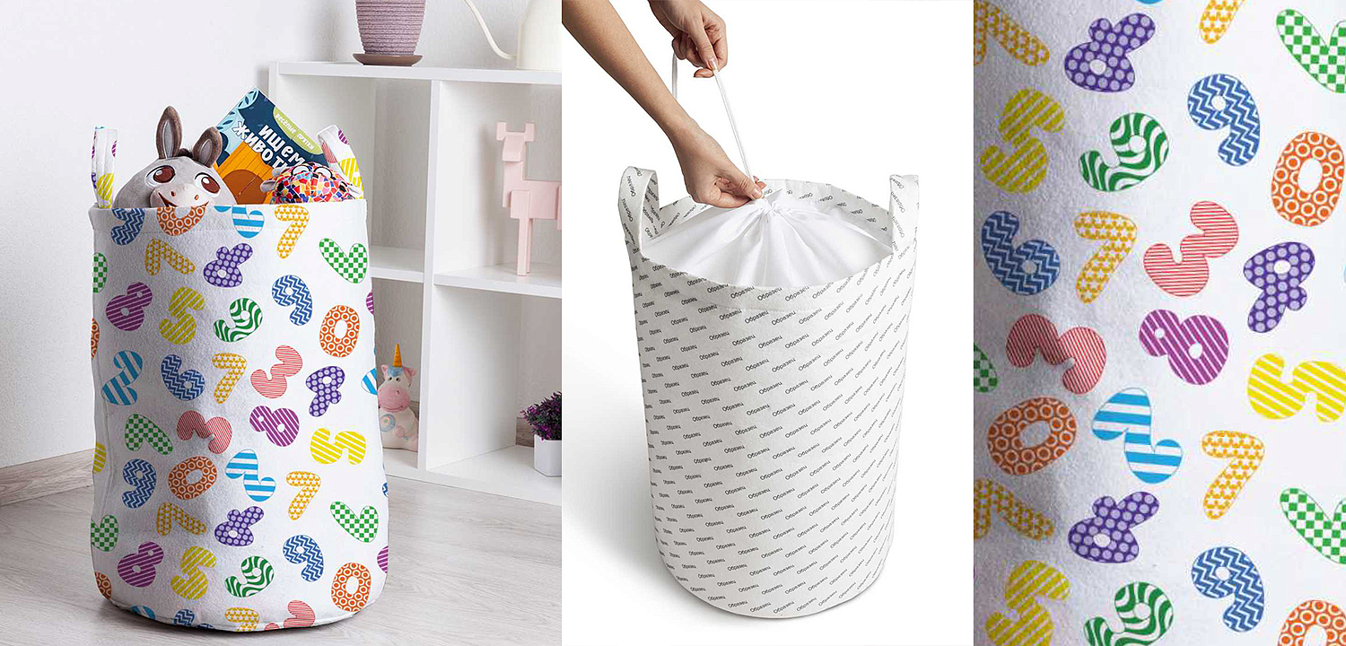 Корзина Colored Numbers Basket Корзина Colored Numbers Basket - Loft-Concept в Перми