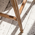 Барный стул из массива бука светло-зеленый с растительным орнаментом Raffael Angel Green Bar stool варинант исполнения - 5 | Loft Concept в Перми