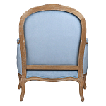 Кресло Ava Classical Armchair light blue velour варинант исполнения - 3 | Loft Concept в Перми
