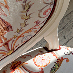 Стул из массива бука бежевый с растительным орнаментом Raffael Angel Beige Chair варинант исполнения - 3 | Loft Concept в Перми