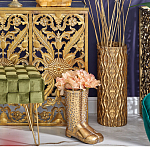 Ваза в форме сапог с рельефной текстурой и ручками Vase Boot варинант исполнения - 6 | Loft Concept в Перми