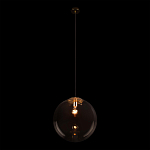 Подвесной светильник со стеклянным прозрачным плафоном в форме шара и золотыми металлическим акцентами 30 ClassiCon варинант исполнения - 3 | Loft Concept в Перми