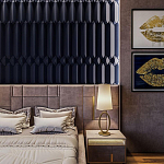 Гипсовая 3D Панель CRYSTAL SYMPHONY B варинант исполнения - 1 | Loft Concept в Перми