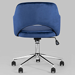 Кресло для компьютерного стола Veloury Blue варинант исполнения - 5 | Loft Concept в Перми