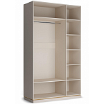 Шкаф 3-х дверный с зеркальными дверями Satin Furniture варинант исполнения - 2 | Loft Concept в Перми