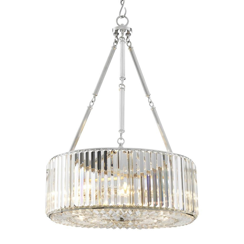 Люстра Chandelier Infinity Nickel Никель Прозрачный (Transparent) в Перми | Loft Concept 