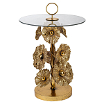 Столик металлический Golden Flower варинант исполнения - 1 | Loft Concept в Перми