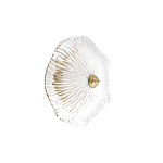 Бра в форме прозрачного стеклянного цветка с рельефной текстурой Textured Glass варинант исполнения - 7 | Loft Concept в Перми