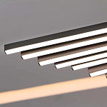 Люстра в виде распахнутых крыльев из тонких металлических планок Flight of Freedom варинант исполнения - 13 | Loft Concept в Перми