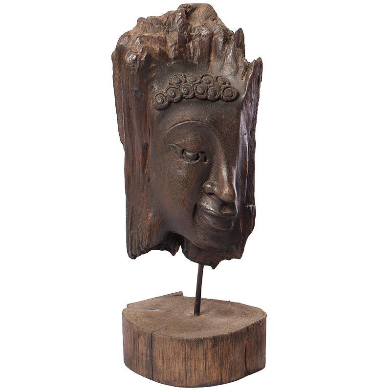 Декоративная статуэтка из дерева Будда Buddha Wooden Statuette Коричневый Декоративная статуэтка из дерева Будда Buddha Wooden Statuette Коричневый в Перми | Loft Concept