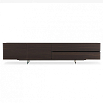 Дизайнерский комод коричневый с 2-мя ящиками и дверцами Pandora варинант исполнения - 1 | Loft Concept в Перми