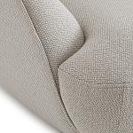Полукруглое кресло из обивки меланж Halle Melange Armchair варинант исполнения - 8 | Loft Concept в Перми