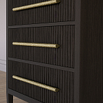 Комод Primo с 3 выдвижными ящиками Темный орех варинант исполнения - 3 | Loft Concept в Перми