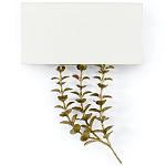 Бра Brass Eucalyptus Branches Lampshade Wall Lamp варинант исполнения - 1 | Loft Concept в Перми