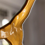 Зеркало кругле с декоративной золотой вставкой Golden Tree варинант исполнения - 2 | Loft Concept в Перми