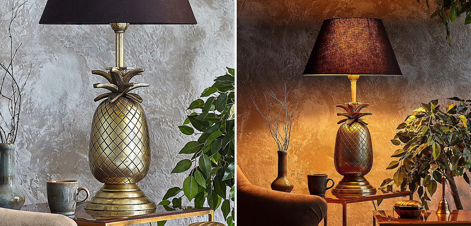 Настольная лампа Pineapple Lampshade Table Lamp Настольная лампа Pineapple Lampshade Table Lamp - Loft-Concept в Перми