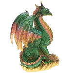 Декоративная статуэтка Дракон Green Orange Dragon Statuette варинант исполнения - 1 | Loft Concept в Перми