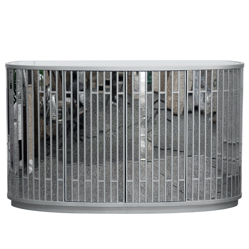 Комод зеркальный Mirror Blocks Commode Зеркало Серебряный Комод зеркальный Mirror Blocks Commode Зеркало Серебряный в Перми | Loft Concept