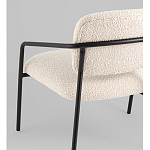 Кресло лаунж Rooney букле белый варинант исполнения - 3 | Loft Concept в Перми