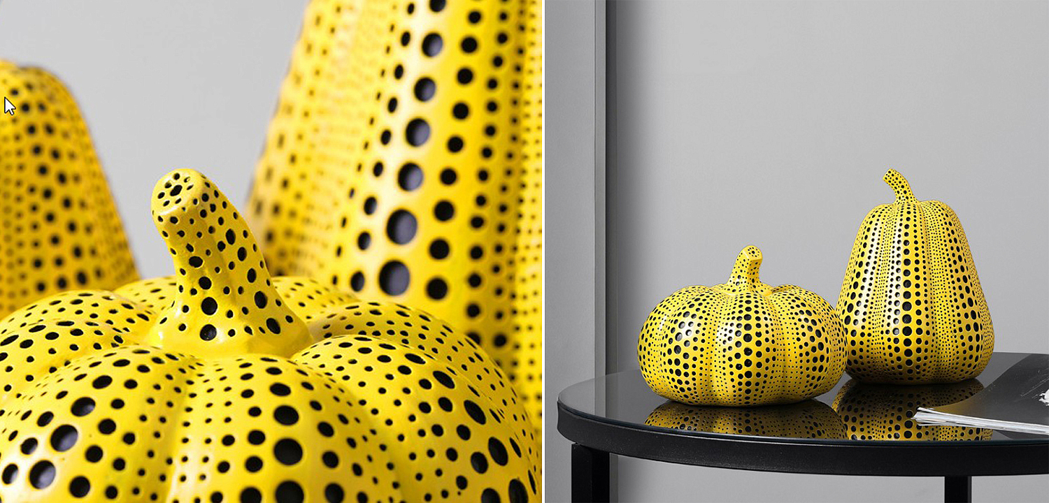 Статуэтка тыквы Kusama Yayoi II Статуэтка тыквы Kusama Yayoi II - Loft-Concept в Перми