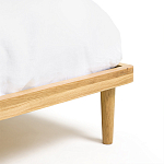 Кровать из массива дуба с пружинным блоком Mateta варинант исполнения - 7 | Loft Concept в Перми