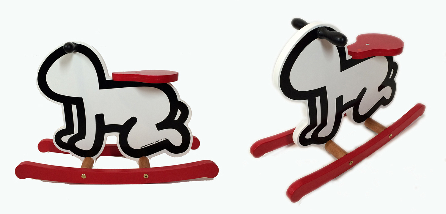 Детская деревянная качалка VILAC KEITH HARING ROCKER BABY TOY-WHITE Детская деревянная качалка VILAC KEITH HARING ROCKER BABY TOY-WHITE - Loft-Concept в Перми
