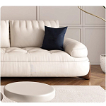 Диван кожаный с каркасом из массива дерева Furniture Medieval варинант исполнения - 4 | Loft Concept в Перми