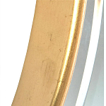 Зеркало в золотой деревянной раме Riviera варинант исполнения - 1 | Loft Concept в Перми