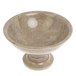 Конфетница из бежевого мрамора Stone Candy Bowl варинант исполнения - 2 | Loft Concept в Перми