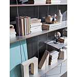 Модульный навесной стеллаж GRADUATE Bookshelves варинант исполнения - 5 | Loft Concept в Перми