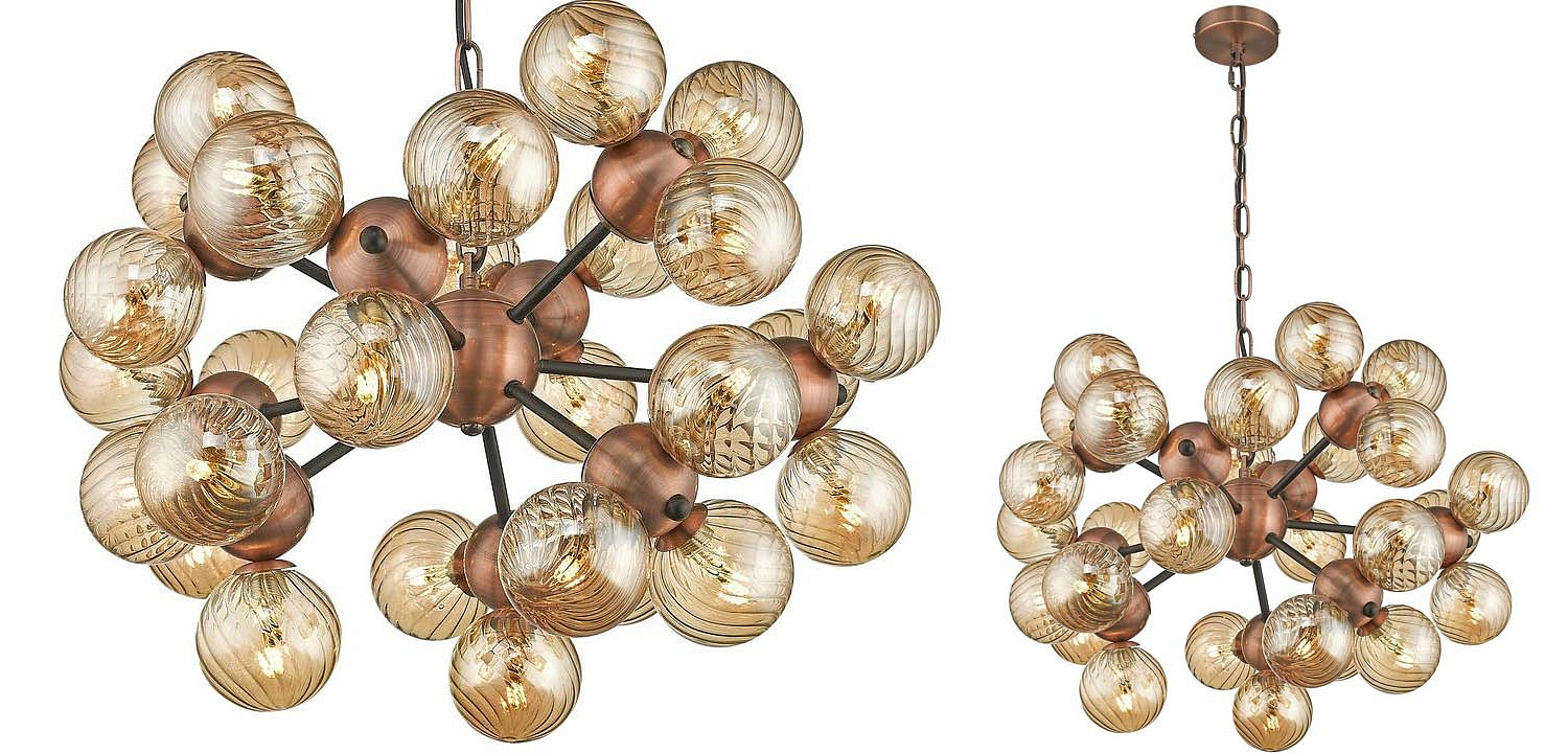 Люстра Berries Chandelier Amber 50 Люстра Berries Chandelier Amber 50 - Loft-Concept в Перми