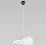 Подвесной светильник с белым тканевым плафоном в форме облака Crystal Cloud Junction варинант исполнения - 2 | Loft Concept в Перми