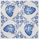 Плитка с узором Мое сердце варинант исполнения - 1 | Loft Concept в Перми