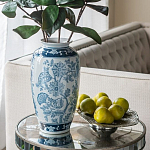 Ваза с синим цветочным орнаментом Blue & White Ornament  варинант исполнения - 4 | Loft Concept в Перми