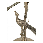 Столик с круглой стеклянной столешницей и корпусом в виде двух павлинов на ветке Table Two Peacocks варинант исполнения - 5 | Loft Concept в Перми