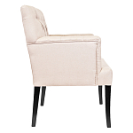 Кресло Addison Chic Armchair beige flax варинант исполнения - 1 | Loft Concept в Перми