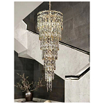 Люстра многоярусная каскадная с хрустальными подвесками Roul Crystal Light варинант исполнения - 10 | Loft Concept в Перми