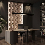 Гипсовая 3D панель с принтографией PM-108 варинант исполнения - 6 | Loft Concept в Перми