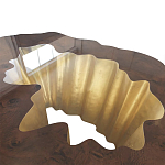 Кофейный стол Burl Exotic tree Coffee Table Black варинант исполнения - 3 | Loft Concept в Перми