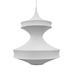 Подвесной вязаный белый светильник «Моника» варинант исполнения - 1 | Loft Concept в Перми