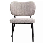 Стул мягкий с серо-бежевой буклированной обивкой Inspiration from Provence варинант исполнения - 1 | Loft Concept в Перми