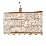 Люстра волнистой формы с текстурной огранкой Reflection of Reality варинант исполнения - 4 | Loft Concept в Перми