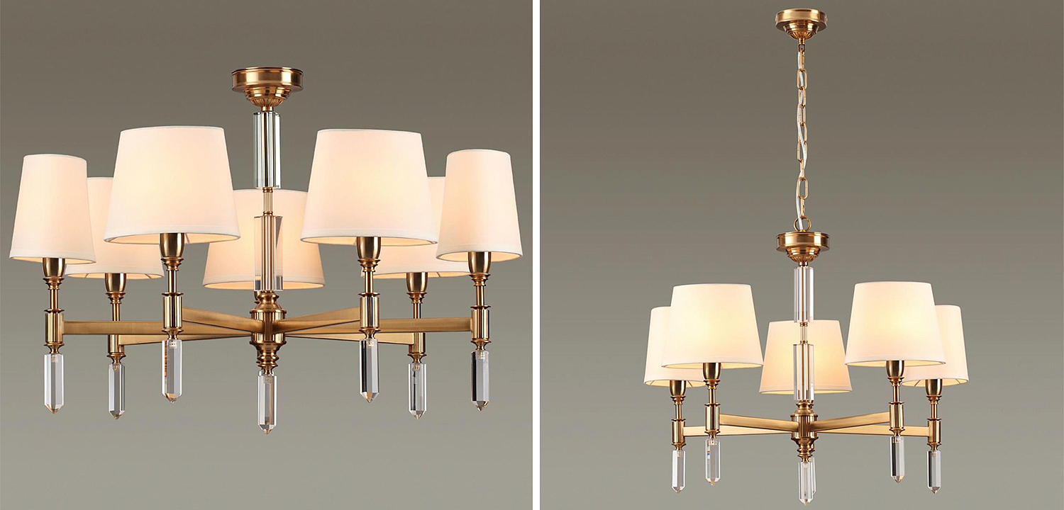 Люстра Ramona White Chandelier Люстра Ramona White Chandelier - Loft-Concept в Перми