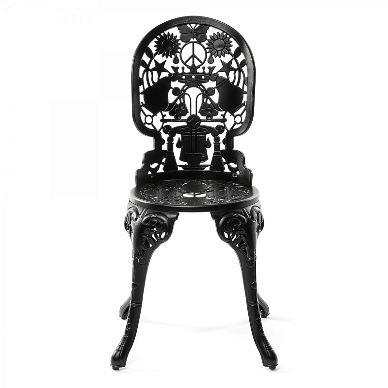 Стул Seletti Industry Collection ALUMINIUM CHAIR – BLACK Черный Стул Seletti Industry Collection ALUMINIUM CHAIR – BLACK Черный в Перми | Loft Concept