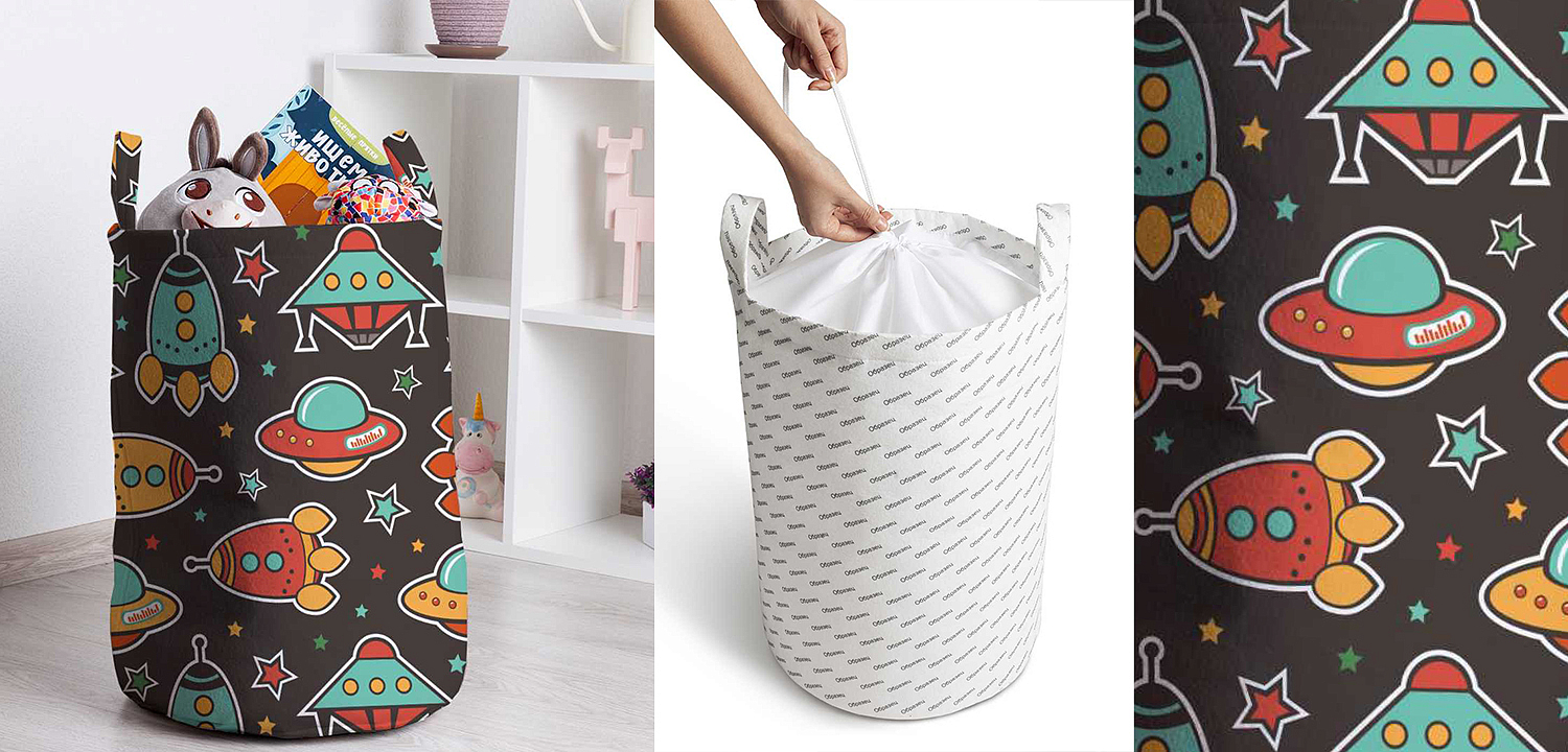 Корзина Space Pattern Basket Корзина Space Pattern Basket - Loft-Concept в Перми
