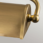 Светильник для картин цвета состаренная латунь с широким плафоном на прямоугольном основании Elstead Lighting варинант исполнения - 11 | Loft Concept в Перми