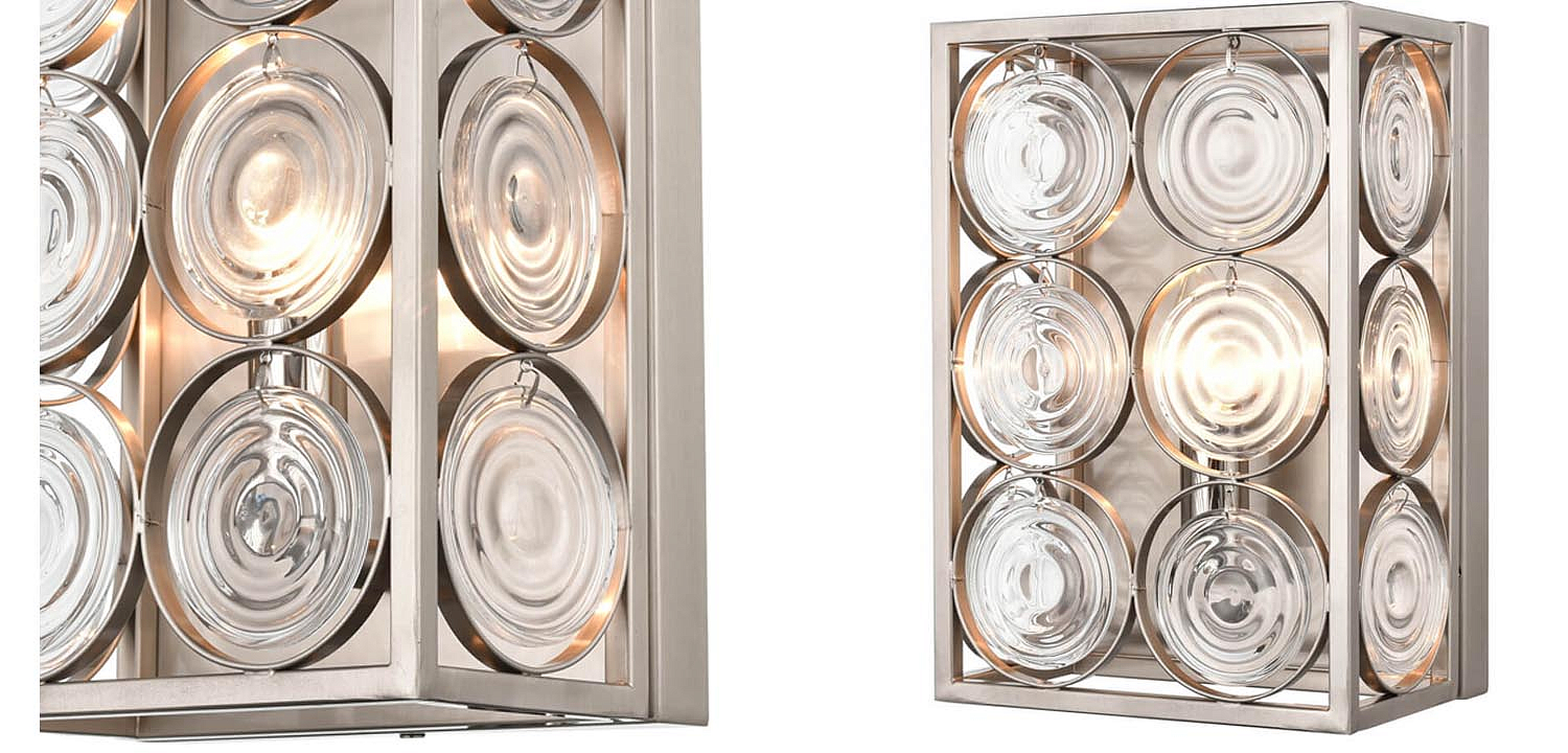Бра Edalina Sconce nickel satin Бра Edalina Sconce nickel satin - Loft-Concept в Перми
