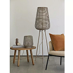 Торшер с плетеным металлическим плафоном Wicker Iron Lamp варинант исполнения - 2 | Loft Concept в Перми