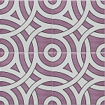 Дизайнерская плитка с узором Петли варинант исполнения - 3 | Loft Concept в Перми