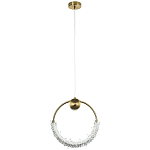 Подвесной светильник с плафоном в виде кольца Gilbertine Ring Hanging Lamp варинант исполнения - 2 | Loft Concept в Перми